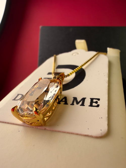 Crystal Elegance Stainless Steel Jewelry Set