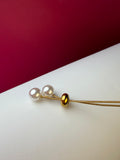 Luxury Pearl Drop Lariat Necklace