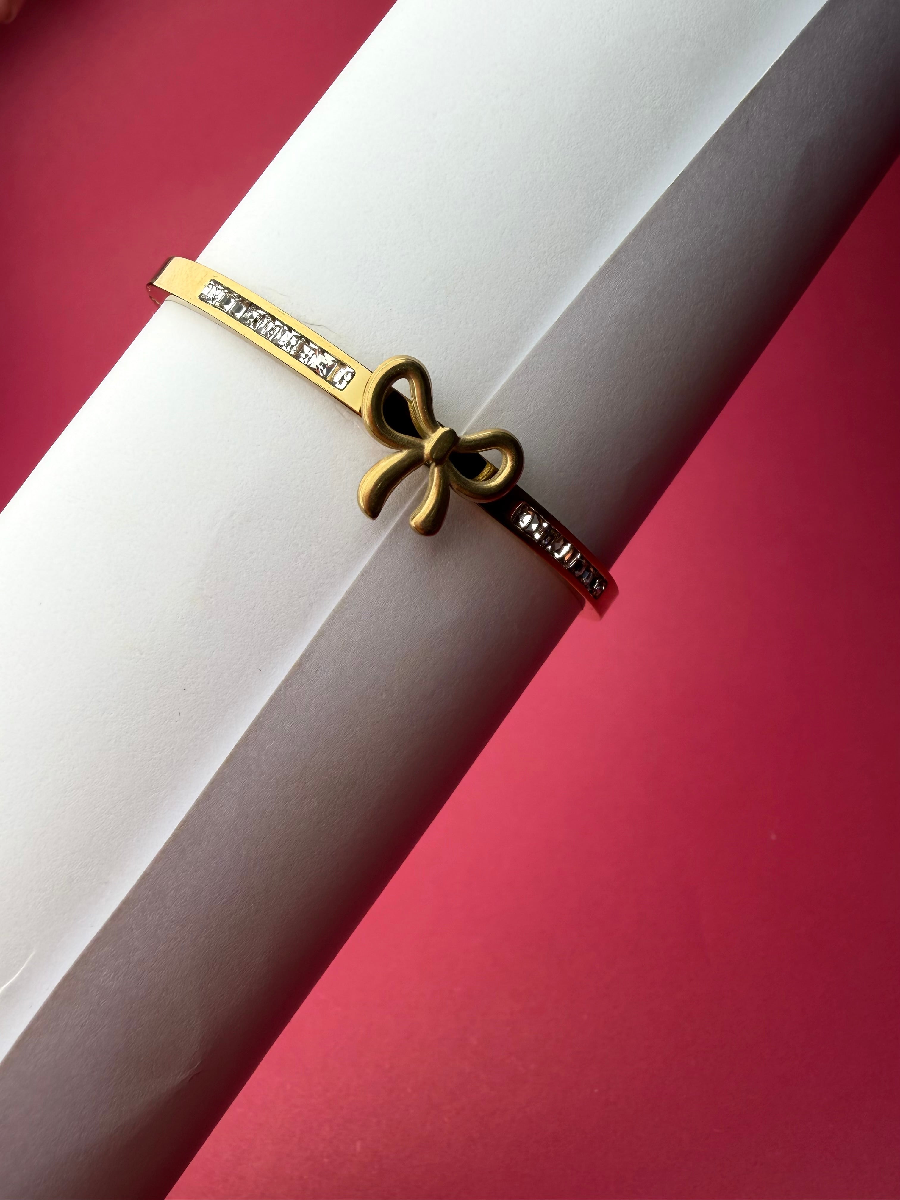 Bow Bangle Bracelet