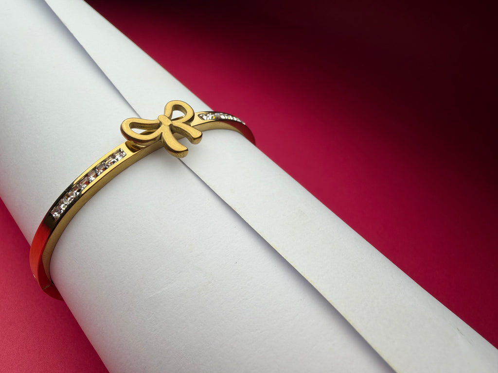 Bow Bangle Bracelet