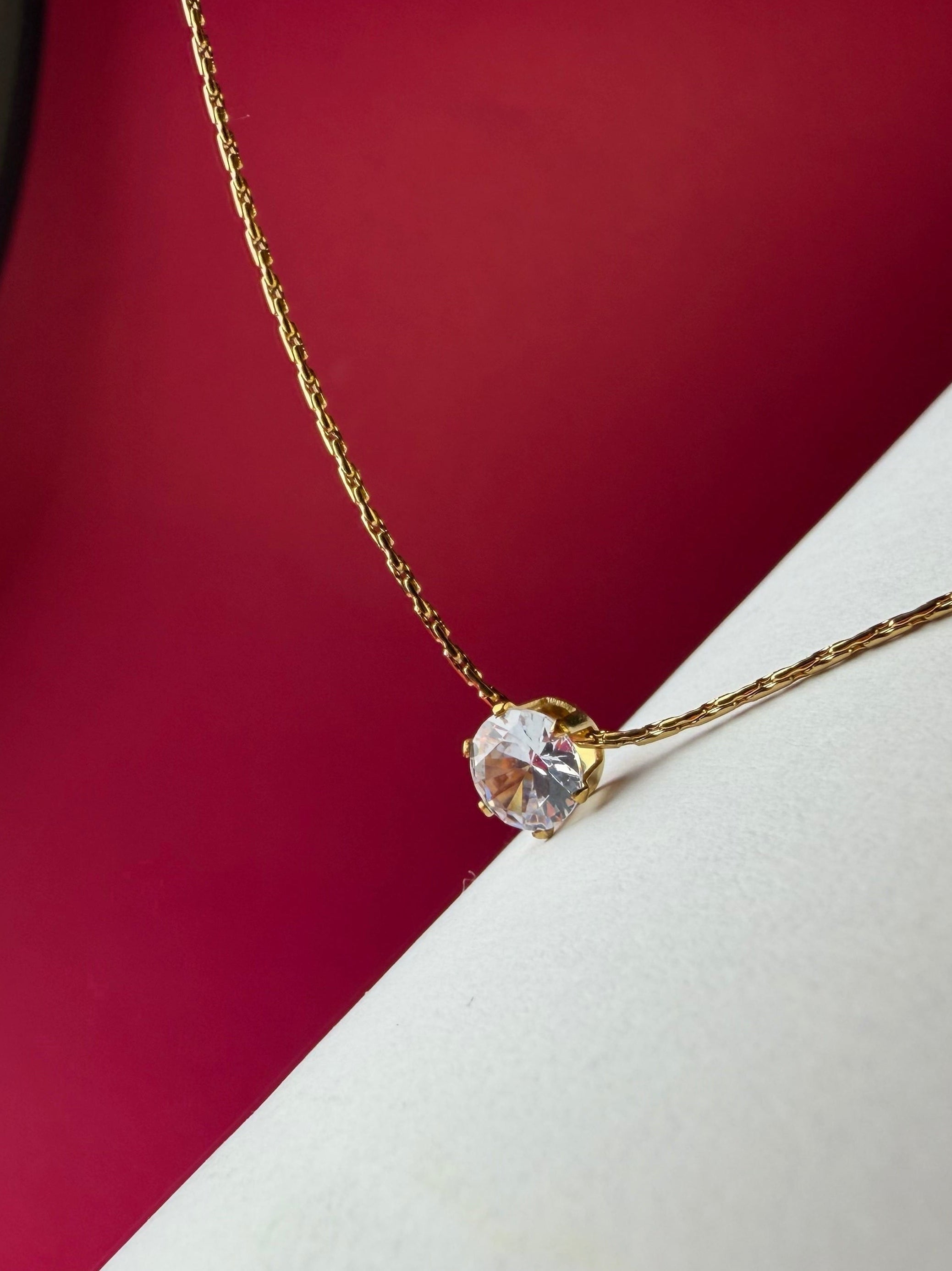 Dainty Diamond Necklace